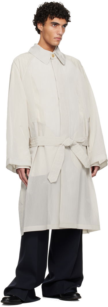 Тренчкот HED MAYNER Hed Mayner Crinkled Trench Coat Бежово | HMMC10054AHC156, 3