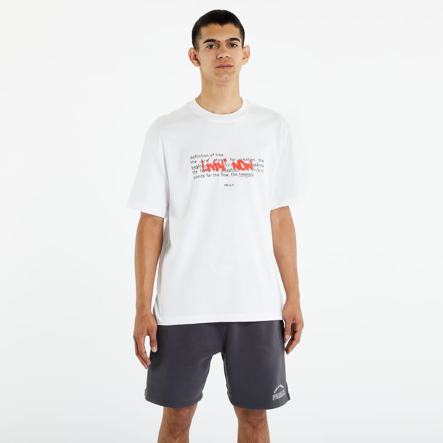 Тениска PREACH Relaxed Livin Now T-shirt Бяло | 206302 1, 0