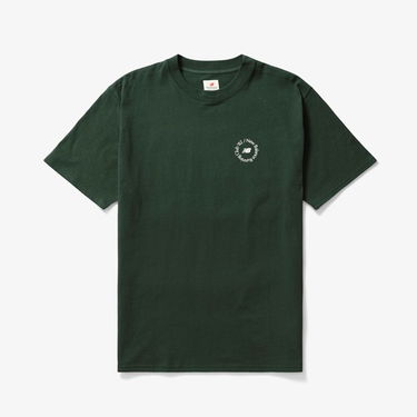 Тениска New Balance Made in USA Run Club Tee Зелено | MT23542_MTN, 1