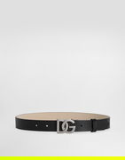 Calfskin Logo Belt