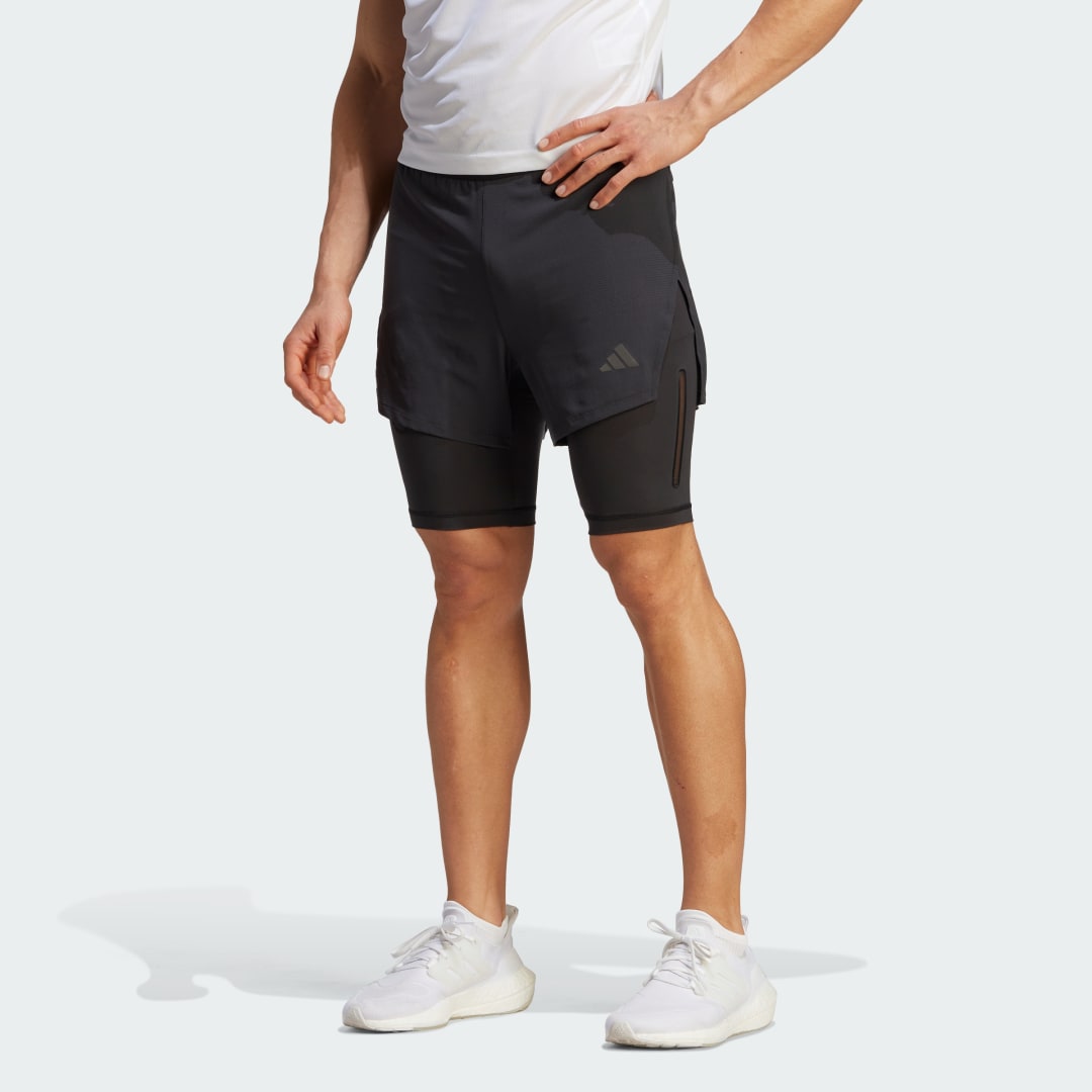 Къси панталони adidas Performance HEAT.RDY HIIT Elevated Training 2-in-1 Shorts Черно | IB3466, 0