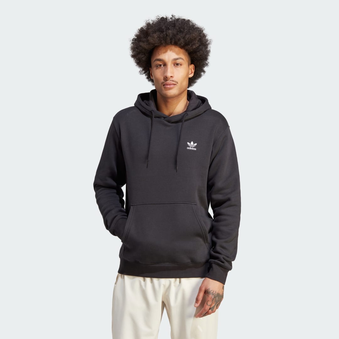 Суитчър adidas Originals Trefoil Essentials Hoodie Черно | IM4522, 0