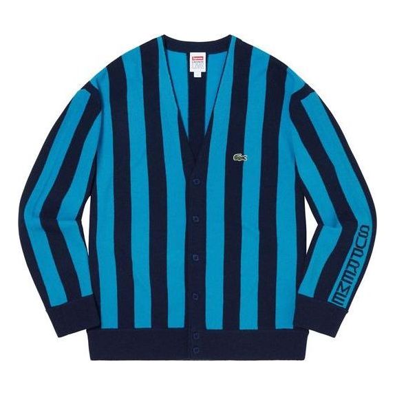 Пуловер Supreme Stripe Cardigan Синьо | SUP-FW19-566