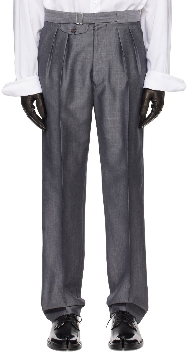 Панталони Maison Margiela Pocket Trousers Сиво | SI1KA0006 S52583, 0