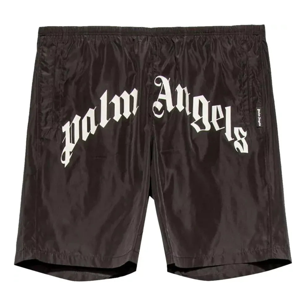 Бански Palm Angels Palm Angels Logo Swim Shorts Черно | PMFA005S21FAB0011001, 0