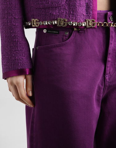 Дънки Dolce & Gabbana 5-pocket Denim Trousers Лилаво | FTC7CDG8NO8S9001, 3