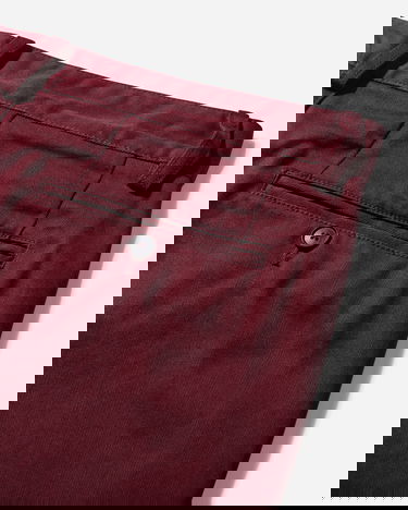 Панталони Noah Twill Double-Pleat Pants Бургунди | P113FW24 WNE, 4