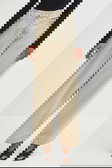 Дънки Carhartt WIP Brandon High Waist Wide Leg Jeans Бежово | I035892.01SN, 0