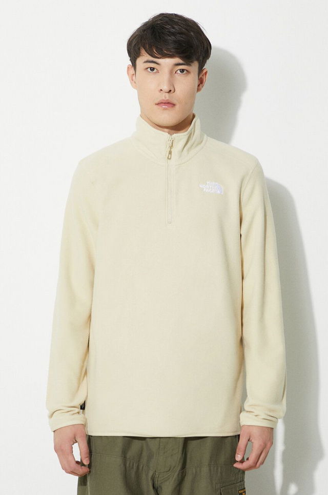 Sweatshirt M 100 Glacier 1/4 Zip