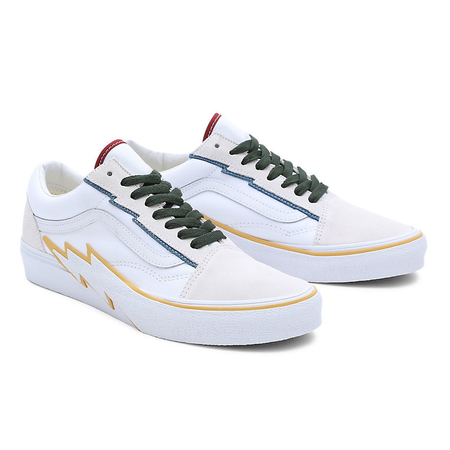 Кецове и обувки Vans Chaussures Old Skool Bolt Бяло | VN0009Q56GL, 0