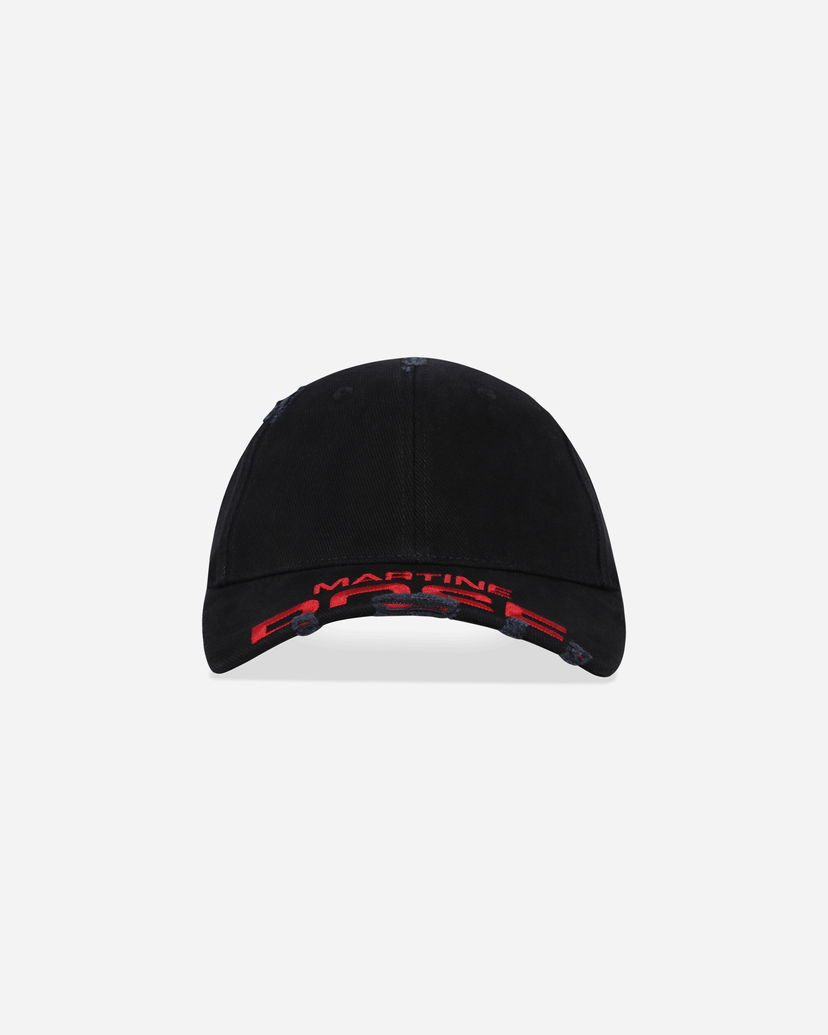 Шапка с козирка Martine Rose Distressed Baseball Cap Черно | 1130WP13002