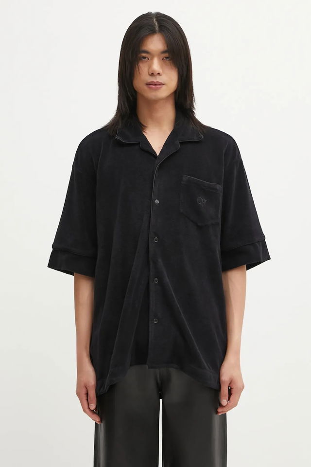 Towel Relaxed Fit Short Sleeve Collared Shirt