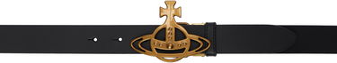 Колани Vivienne Westwood Vivienne Westwood Line Orb Buckle Belt Черно | 82010072U-L009X-, 0