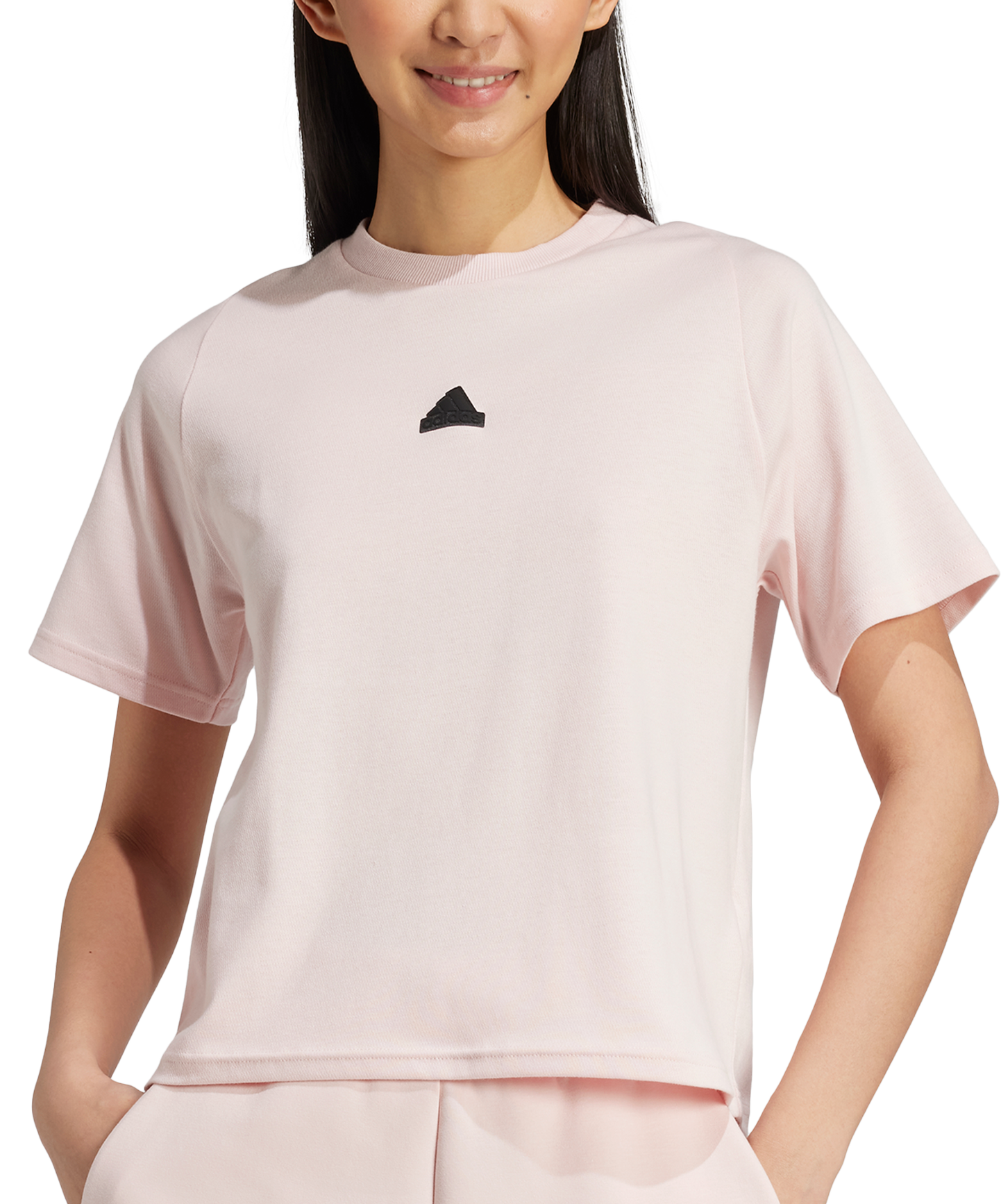 Съкратен топ adidas Performance Sportswear Z.N.E. Cropped T-Shirt Розово | iw7759, 0