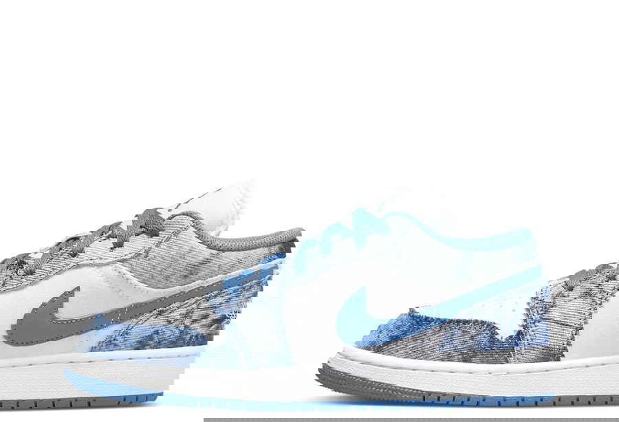 Кецове и обувки Jordan Air Jordan 1 Low "Washed Denim" GS Синьо | DM8947-100, 1