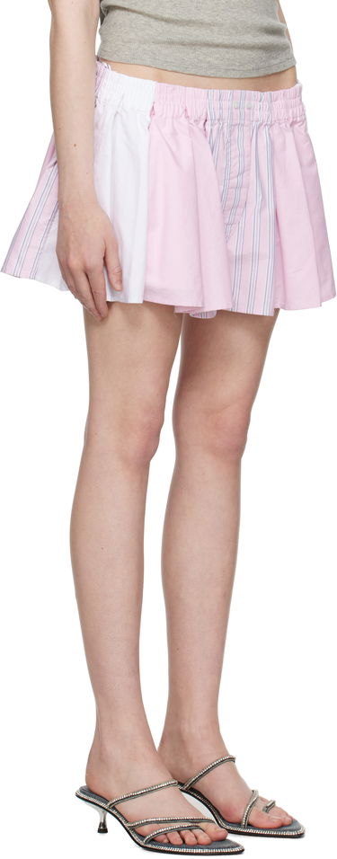 Къси панталони Alexander Wang Alexander Wang Oxford Boxer Shorts Розово | 1WC2254812, 1
