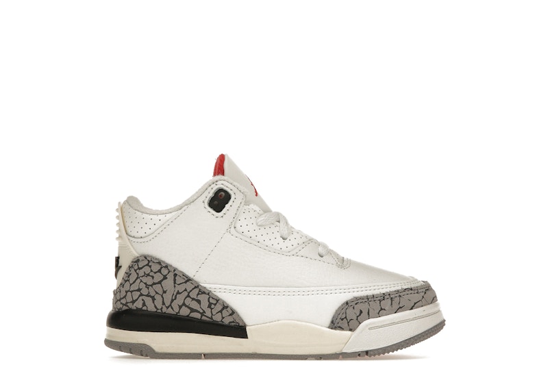 Кецове и обувки Jordan Jordan 3 Retro White Cement Reimagined (TD) Бяло | DM0968-100, 0