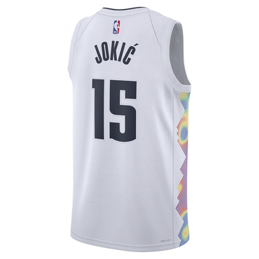 Фланелка Nike Dri-FIT NBA Swingman Nikola Jokic Denver Nuggets City Edition 2024/25 Бяло | FQ4340-101, 2