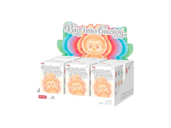 Колекционерско POP MART Labubu The Monsters Big into Energy Series Vinyl Plush Pendant Sealed Case (6 Blind Box) Многоцветен | LABUBUENERCASE, 0