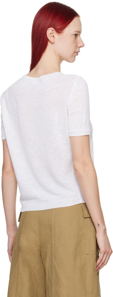 Пуловер Max Mara Weekend Max Mara Pancone Knit T-Shirt Бяло | 2415361032600001, 2
