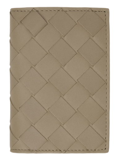 Портфейл Bottega Veneta Flap Card Holder Бежово | 592619 VCPQ6