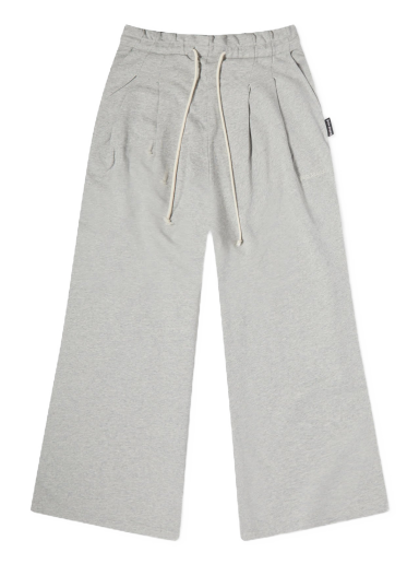 Спортни панталони Palm Angels Logo Wide Track Pants Сиво | PWCH016F23FLE0020803