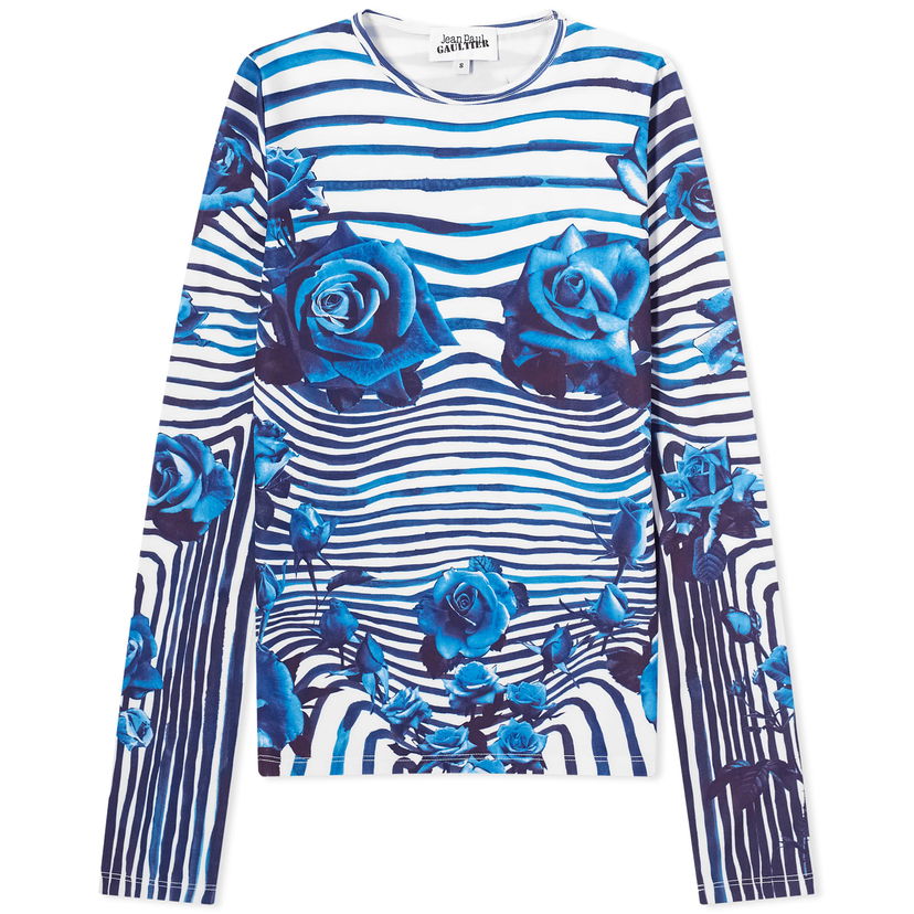 Тениска Jean Paul Gaultier Gaultier Flower Print Long Sleeve Top Многоцветен | 24-25-U-TO186-J551-015951