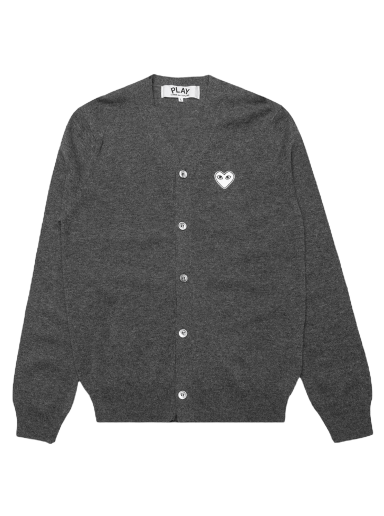 Пуловер Comme des Garçons PLAY V-Neck Cardigan Сиво | az n062 051 3