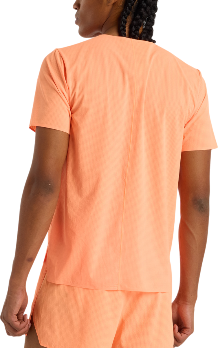 Тениска New Balance New Balance Race Day Ultra Light T-Shirt Оранжево
 | mt51208-hmo, 1