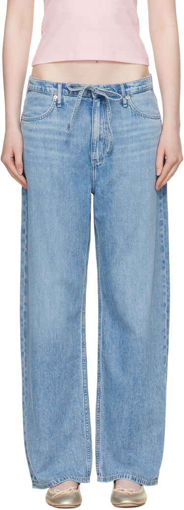 Дънки rag & bone Rag & Bone Phoebe Denim Beach Jeans Синьо | WDD25P1009UFTL, 0