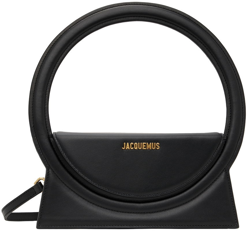 Чанта през рамо Jacquemus Le Papier 'Le Sac Rond' Bag Черно | 22E221BA015-3060, 0