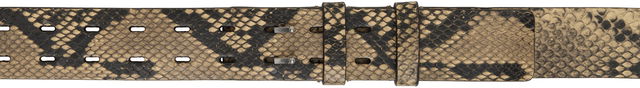 Dries Van Noten Snakeskin Leather Belt