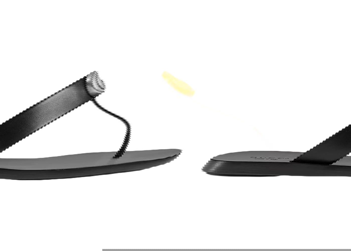 Кецове и обувки Gucci Double G Thong Sandal Черно | 497444 A3N00 1000, 0