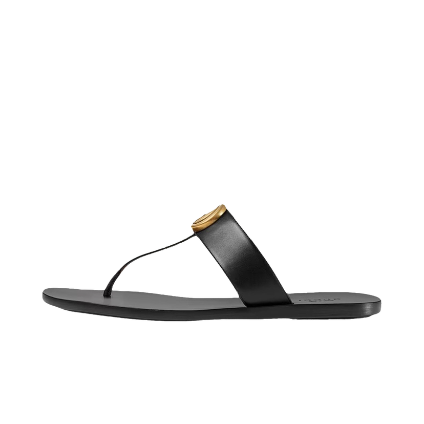 Кецове и обувки Gucci Double G Thong Sandal Черно | 497444 A3N00 1000