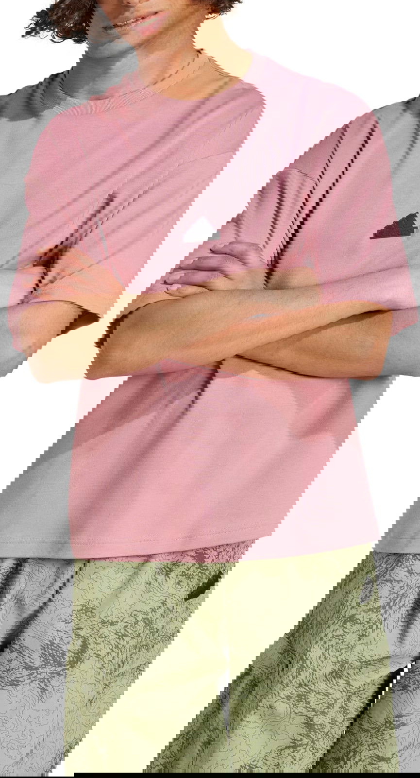Тениска adidas Originals Casual T-Shirt Розово | je3953, 0