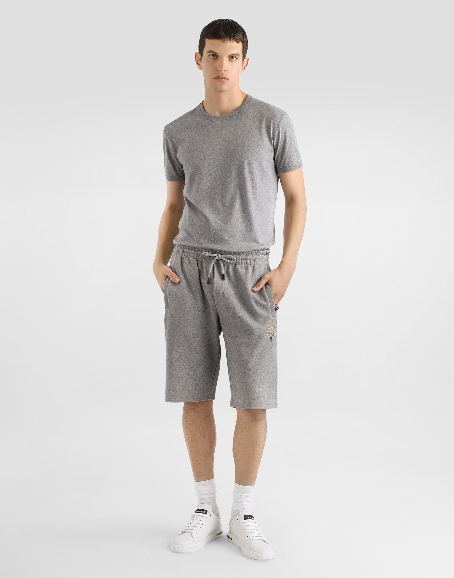 Тениска Dolce & Gabbana Dolce & Gabbana Cotton T-Shirt Сиво | G8JX7TFU7EQS8291, 1