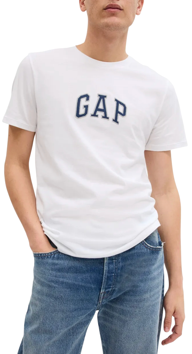 Тениска GAP Intl New Arch Tee Бяло | 570044-00, 1