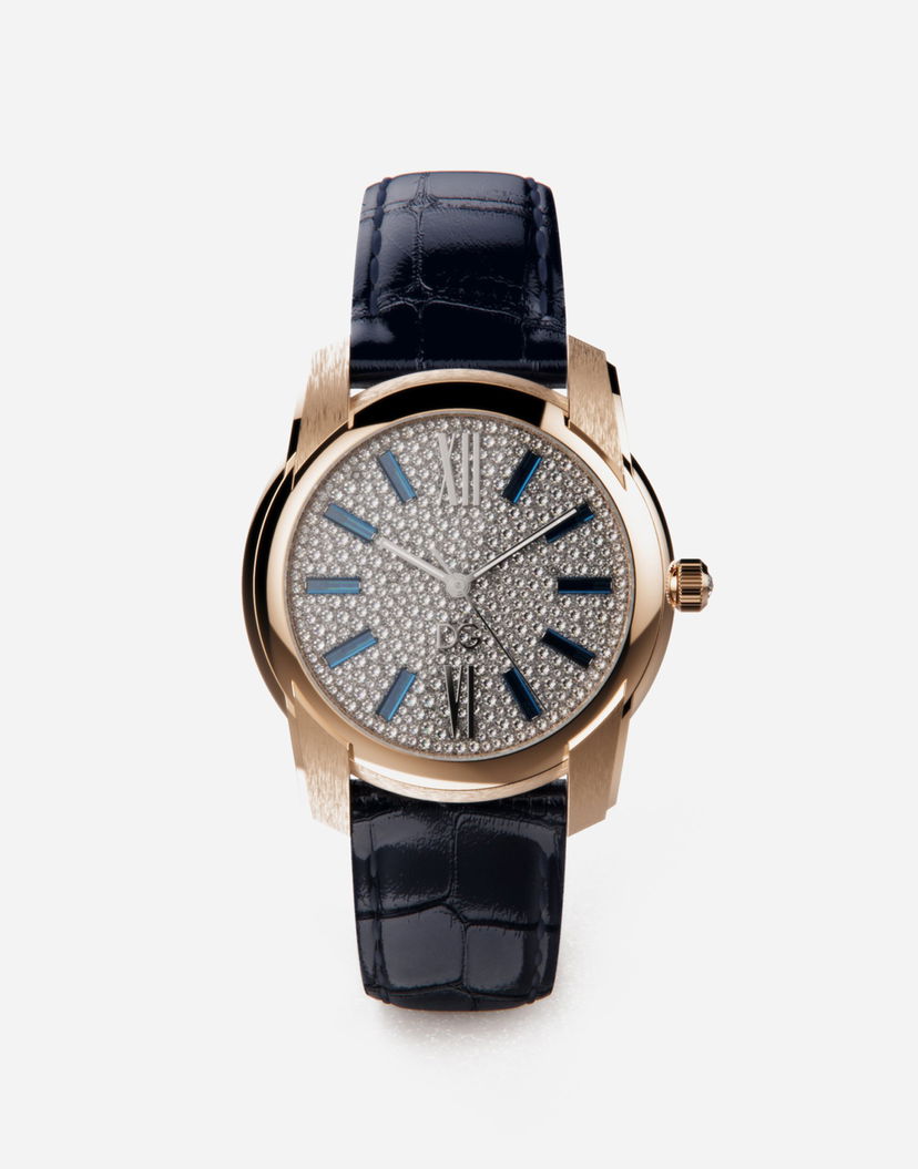 Часовник Dolce & Gabbana Dolce & Gabbana Watch With Diamond Pavé Синьо | WWJE1GX5IDAB0321