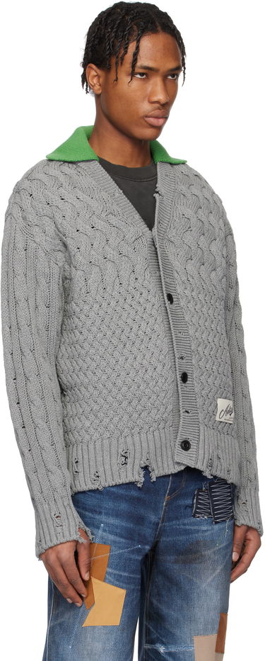 Пуловер Andersson Bell Andersson Bell V-Neck Knit Cardigan Сиво | atb1241m, 1