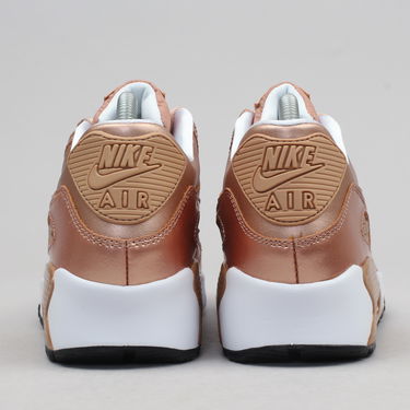 Кецове и обувки Nike Air Max 90 SE Leather "Metallic Bronze" GS Металик | 859633-900, 3