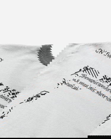 Тениска Cav Empt MD Gravitational Ringer T-Shirt Бяло | CES28T19 WHITE, 3