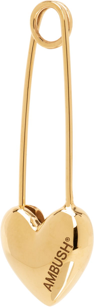 Значка Ambush AMBUSH Heart Safety Pin Earring Металик | 12115244, 4