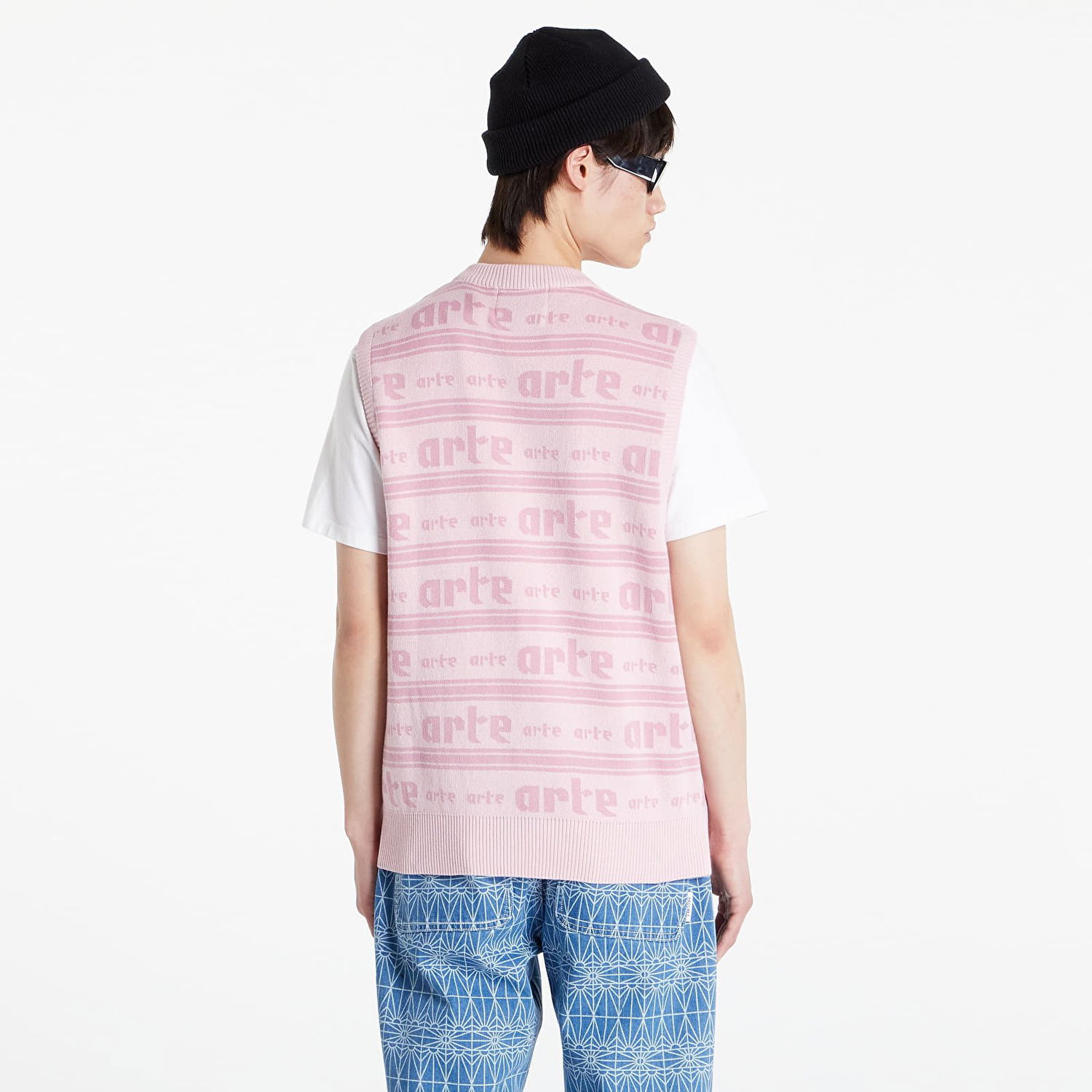 Пуловер Arte Antwerp Karl Allover Knit Розово | SS22-051K, 1