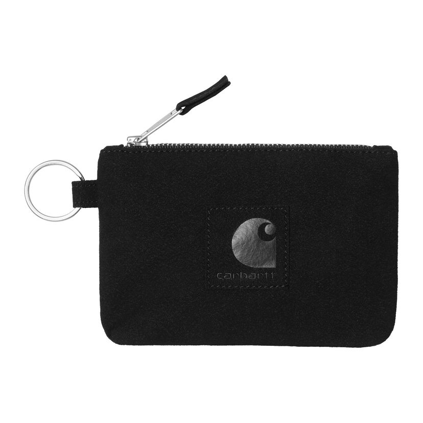 Портфейл Carhartt WIP Artificial Suede Zip Wallet Черно | I033644_2