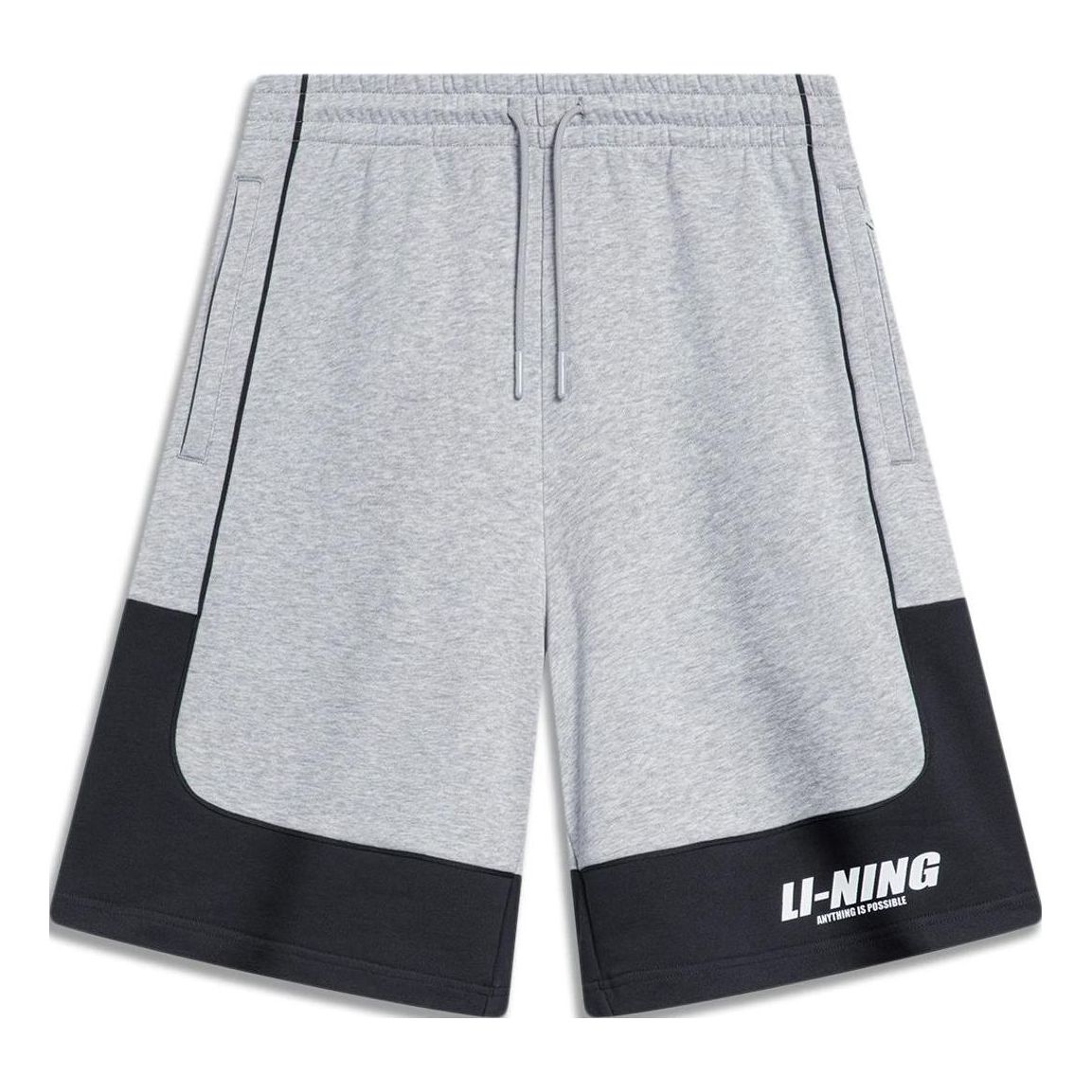 Къси панталони Li-Ning Color Block Graphic Shorts Сиво | AKST599-1, 0