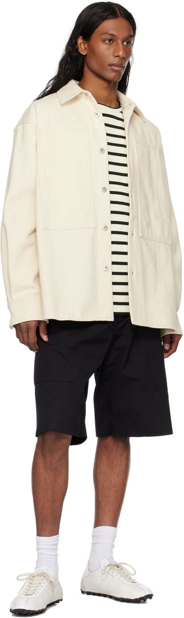 Риза Jil Sander Jil Sander Selvage Denim Overshirt Бяло | J47DL0159_J46545, 3