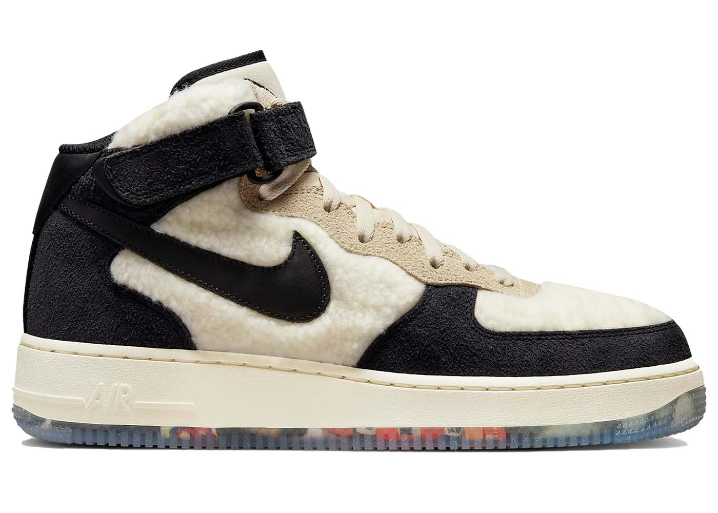 Кецове и обувки Nike Air Force 1 Mid '07 Premium Culture Day Черно | DO2123-113, 0