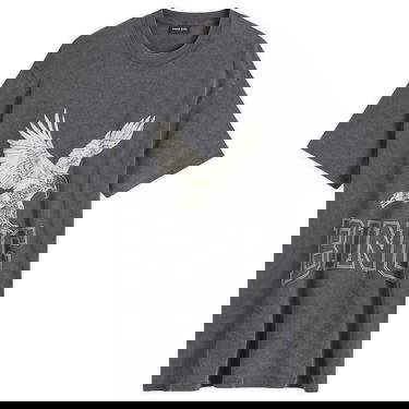 Тениска Anine Bing Lili Retro Eagle Graphic T-Shirt Сиво | A-08-10075-WBL1, 1