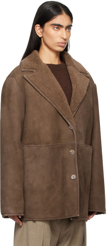 Яке Loulou de Saison Loulou de Saison Cirebo Shearling Jacket Кафяво | CIREBO, 1