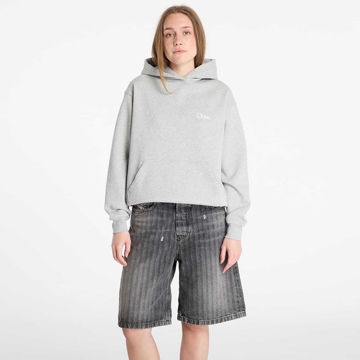 Суитчър Dime DIME Classic Small Logo Hoodie Сиво | DIME2SP2533GRY, 1